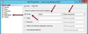 Screenshot_Job Properties Trans Log Backup