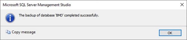 Screenshot_Microsoft SQL Server Management Studio Meldung