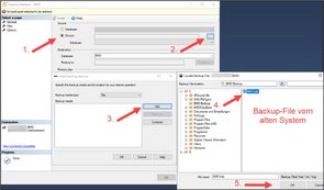 Screenshot_Restore Database Einstellungen