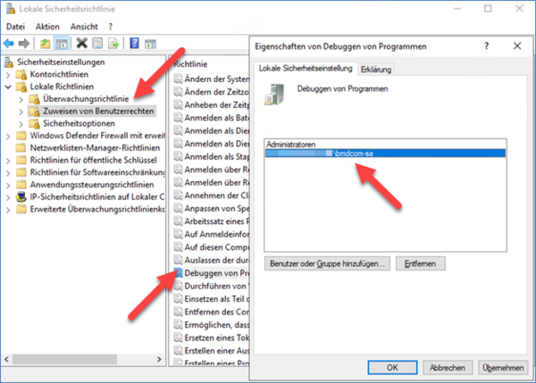 Screenshot_Lokale Sicherheitsrichtlinien