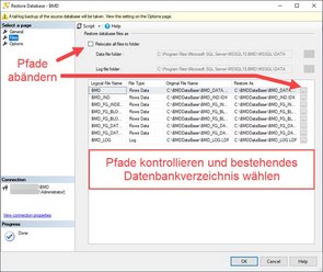 Screenshot_Restore Database Pfade ändern