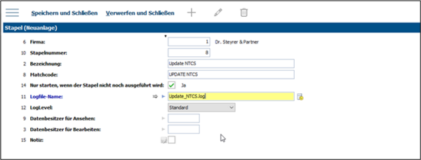 Screenshot_Stapel Neuanlage