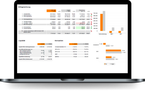 Vorschau-BMD-Controlling Screenshot der BMD Controllingsoftware.