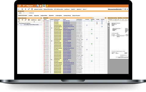 Vorschau-BMD-DMS Screenshot des BMD DMS.