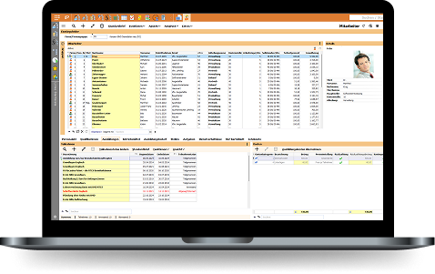 Vorschau-BMD-HRM-Software Screenshot der BMD HRM-Software.