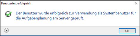 Screenshot_Benutzertest erfolgreich