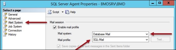Screenshot_SQL Server Agent Properties BMD SRV