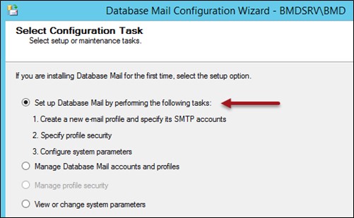 Screenshot_Database Mail Configuration Wizard