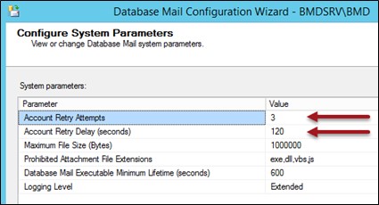 Screenshot_Database Mail Configuration Wizard Configure System
