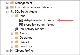 Screenshot_Jobs AdaptiveIndex Optimize