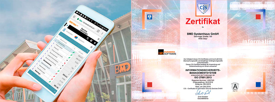 BMD WEB wird ausgerollt und die ISO 27001 Informationssicherheitszertfizierung