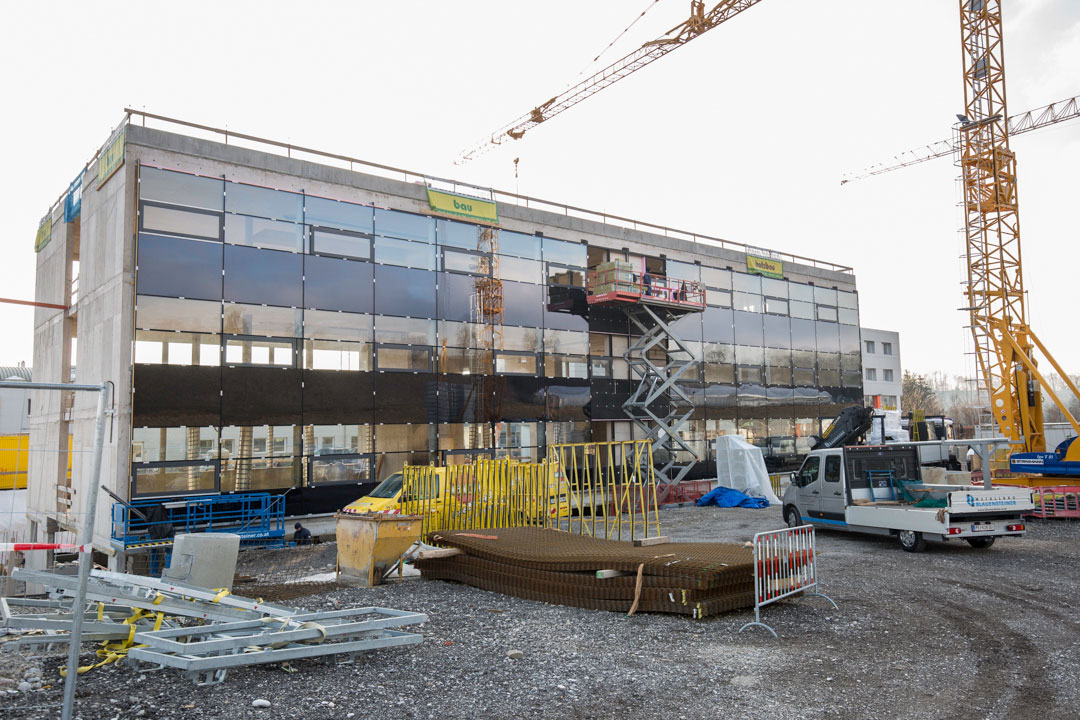 Baustelle Zubau Gebäude BMD3