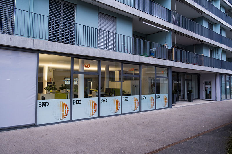 [Translate to Deutschland:] Das Bild zeigt das Bürogebäude von BMD Schweiz - [Foto © BMD]