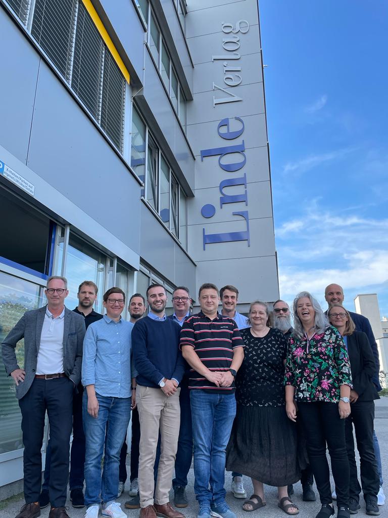 Das Projektteam von Linde Verlag und BMD. [© BMD]