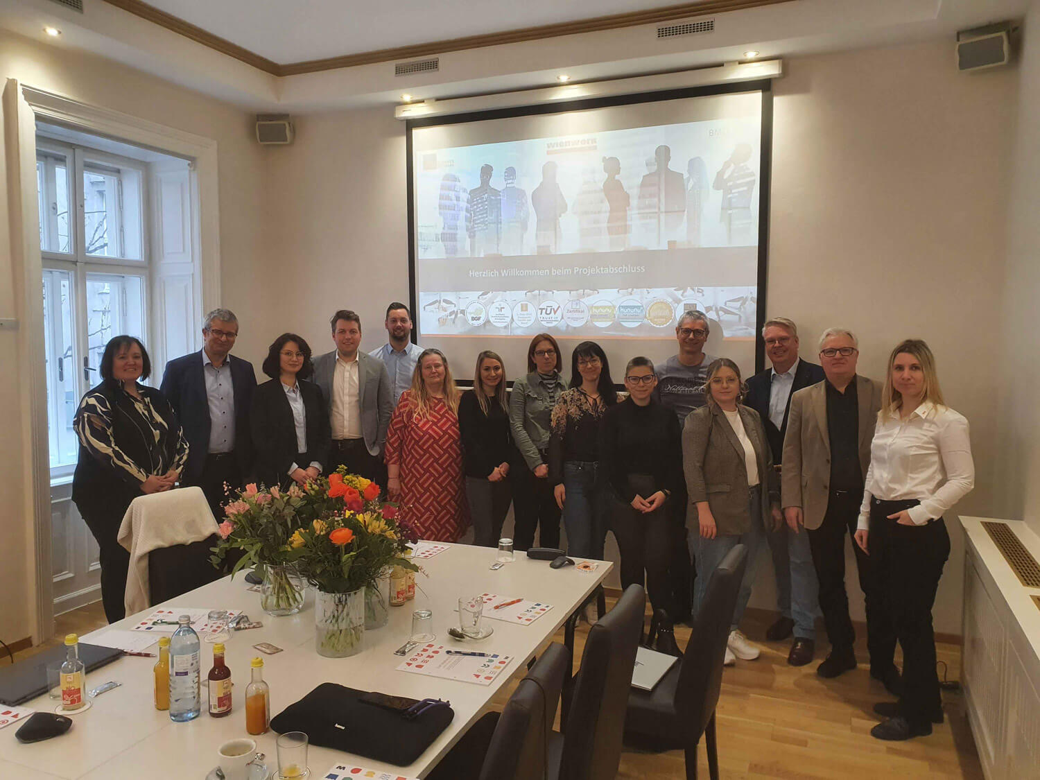 Projektabschluss von Wien Work
