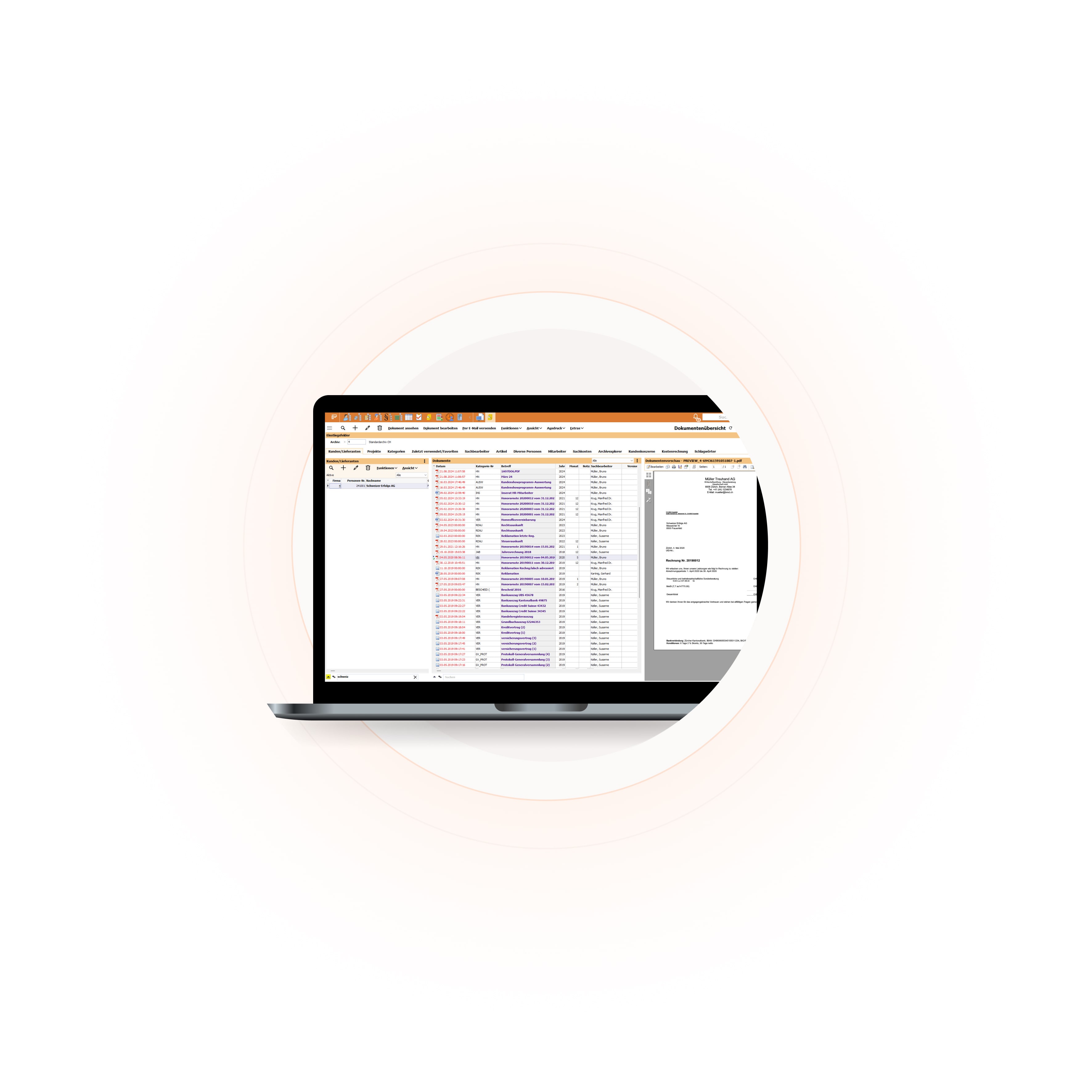 BMD Dokumentenmanagement (DMS) Screenshot der BMD Dokumentenmanagement (DMS) Software